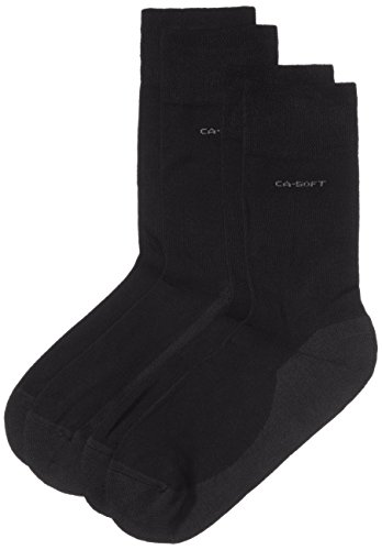 Camano Unisex - Erwachsene Socke 2-er Pack,  3652, Gr. 43-46, Blau (04 navy)