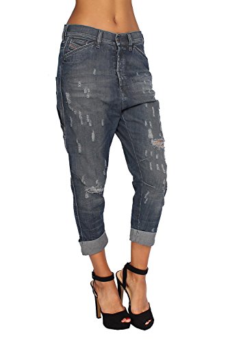 DIESEL - Damen Jeans TINTSIE 882N - Regular - Low Crotch - Stretch - grau, W27 / L32