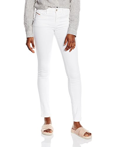 DIESEL Damen SKINZEE  Jeanshose, weiß (Blanco 100), Hosengröße: W27/L32