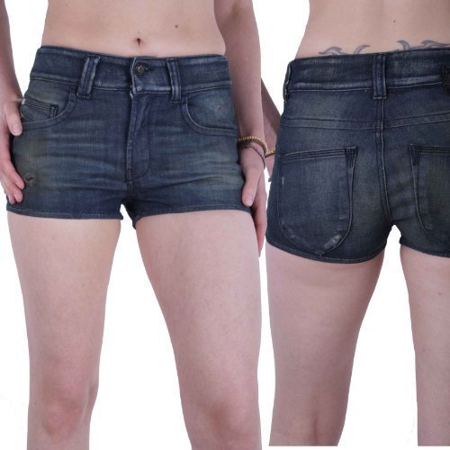 Diesel Damen Jeans Shorts Hot Pant Bejo (W29)