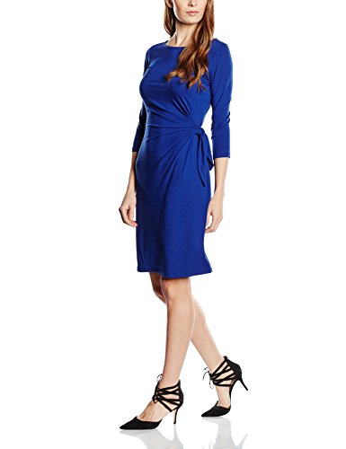 ESPRIT Collection Damen Etui Kleid DRESS, Midi, Gr. 34 (Herstellergröße: XS), Blau (BRIGHT BLUE 410)
