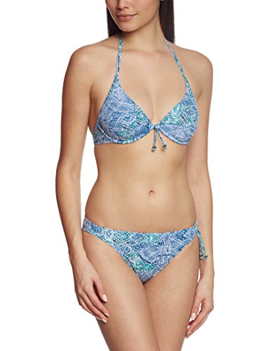 ESPRIT Damen Bikini-Set ORIENT BEACH, Paisley, Gr. 40C, Blau (LAKE BLUE 493)