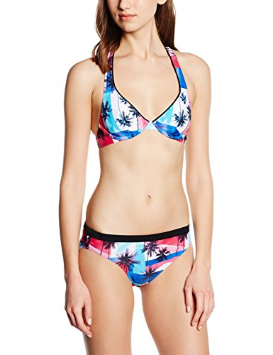 ESPRIT Damen Bikini-Set Treasure Beach, Blau (Navy 400), 44 (Herstellergröße: 44 D)