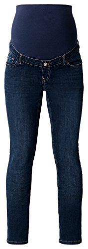 ESPRIT Maternity Damen Umstands Jeans Pants Denim Straight A8D009 (44 (Herstellergröße: 44/34), Blau (Darkwash 910))