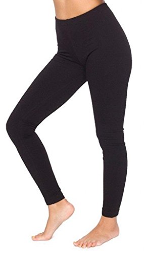 Funky Boutique Damen Leggings aus Baumwolle : Farbe - Schwarz : Größe - 10 M