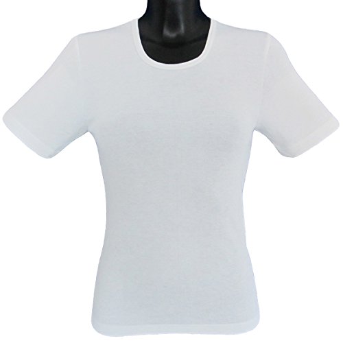 HERMKO 61800 Damen kurzarm Funktionsshirt, Farbe:weiß, Größe:40/42 (M)