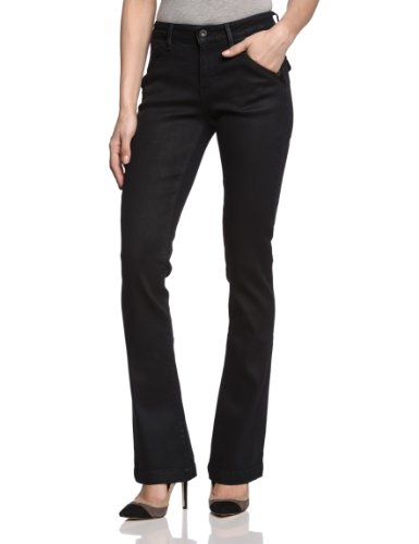 Levi's® Damen Jeans Demi Curve Bootcut, hohe Leibhöhe, 41842, Gr. 26/34, Schwarz (Black Luster 0003)