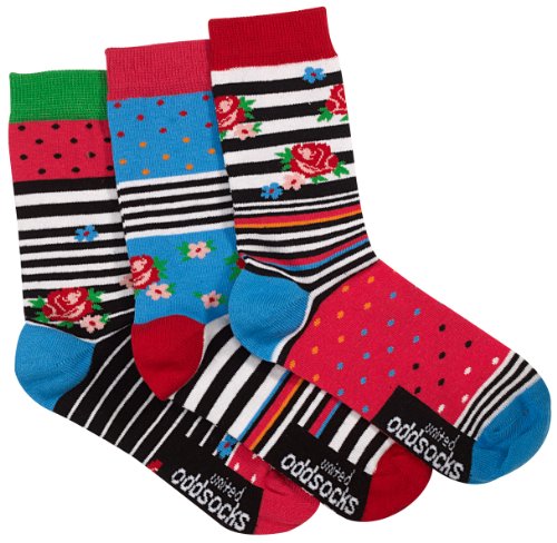 3 Verrückte Socken - Oddsocks Milly für Frauen
