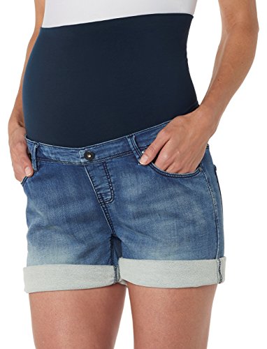 Noppies Damen Shorts Sweat OTB Gini Umstandsmode kurze Hose Umstandsjeans (38 (Herstellergröße: 30), Light Stone Wash)