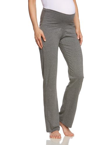 Noppies Damen Umstands Schlafanzughose Pants jersey Ninette, Einfarbig, Gr. 34 (Herstellergröße: XS), Grau (Anthracite 04)