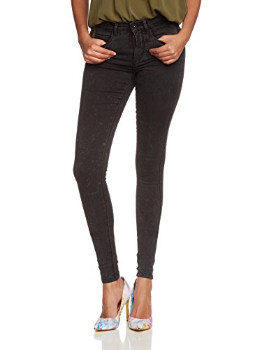ONLY Damen Skinny Jeanshose Onlroyal Reg Acid Jeans Pim601, Gr. 38/L34 (Herstellergröße: M), Schwarz (Black Denim)