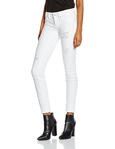 ONLY Damen Skinny Jeanshose onlCORAL SL SK DNM CRE NOOS, Gr. W30/L32 (Herstellergröße: 30), Weiß