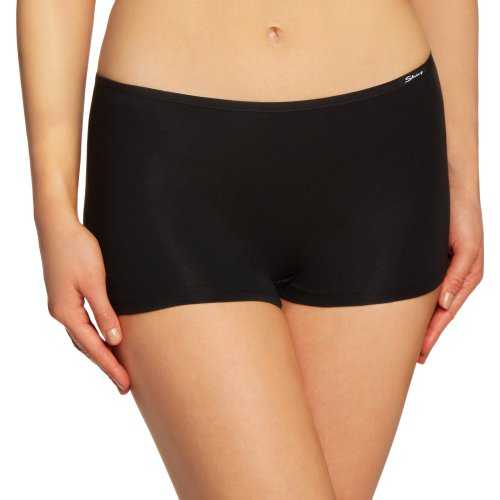 Skiny Damen Panties Essentials Women Pant Gr. 40, Schwarz (7662 BLACK)