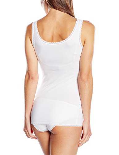 Triumph Damen Unterhemd Ess Fine Lace SH02 , Gr. 40, Weiß (WHITE 03)