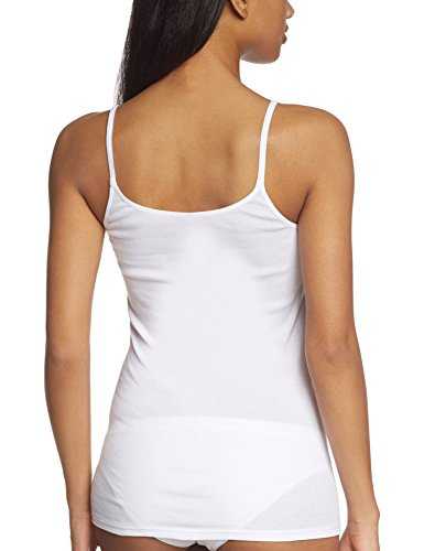 Triumph Damen Unterhemd Katia Basics Shirt01 , Gr. 38, Weiß (WHITE 03)