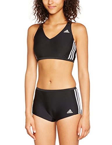 adidas Damen Bikini Infinitex 3-Stripes, black/white, 40, S22910