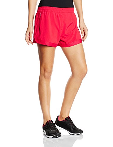 ESPRIT SPORTS Damen Sporthose E - Dry Funktions Webstretch Shorts, Gr. 36 (Herstellergröße: S), Rot (CHERRY RED 615)