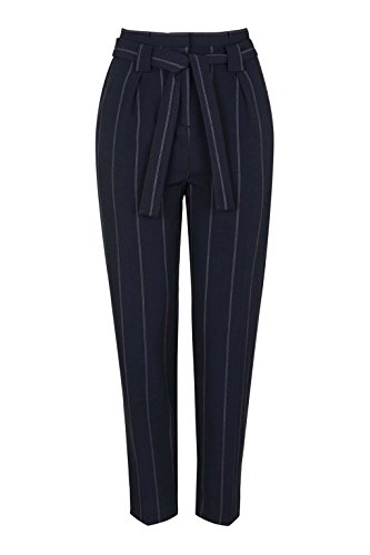 honour fashion Damen Sakkos Anzughose Pinstripe Ankle-length Pants Polyester normaler Bund xs－xl