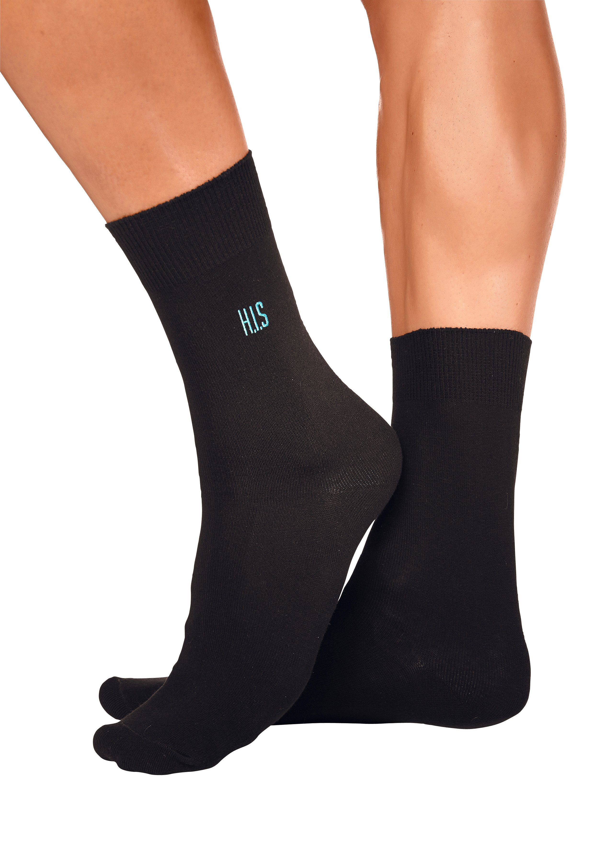 H.I.S Basic-Socken (7 Paar) mit Komfortbündchen