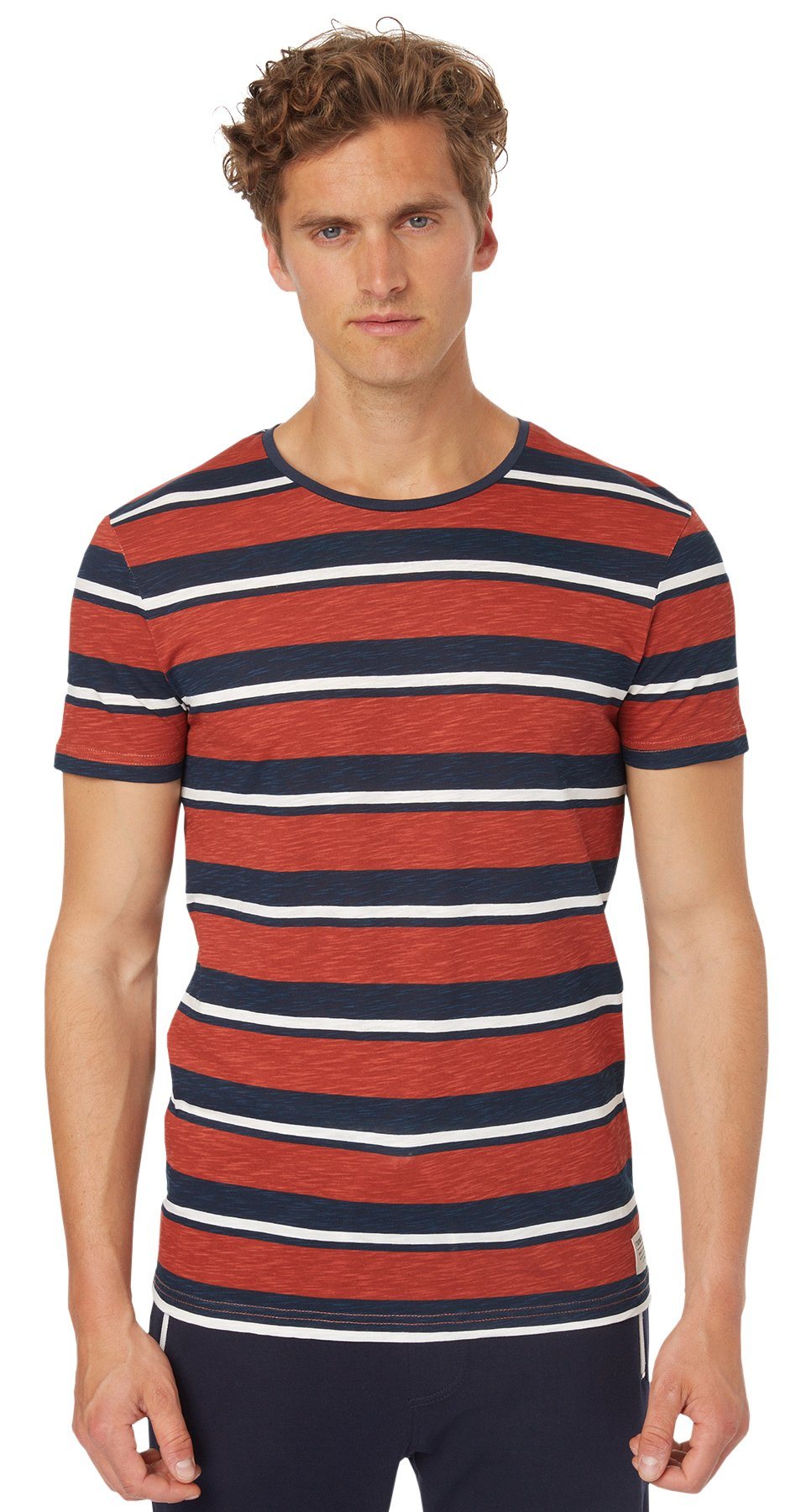 TOM TAILOR DENIM T-Shirt »striped crewneck«