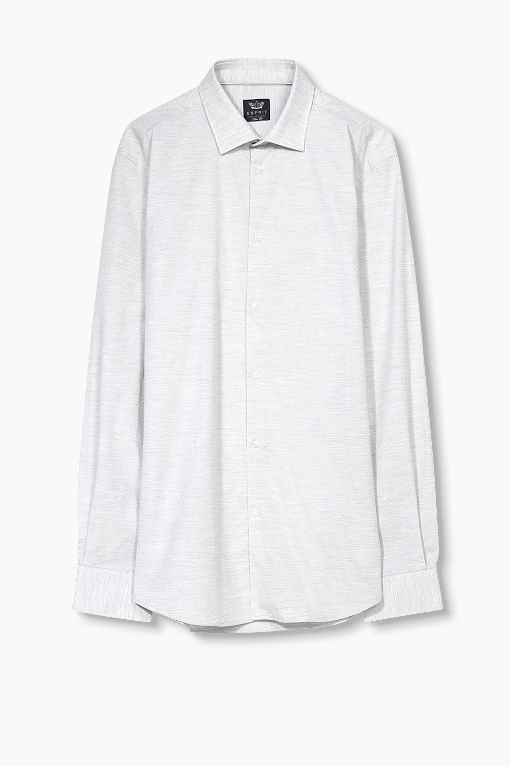 ESPRIT COLLECTION Hemd mit feiner Struktur, 100% Baumwolle