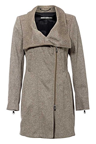 Drykorn Damen Jacke Mantel REDDITCH_1, Farbe: Khaki, Größe: XL