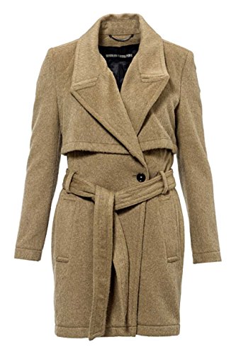 Drykorn Damen Jacke Trenchcoat PORTSMOUTH, Farbe: Hellbraun, Größe: S