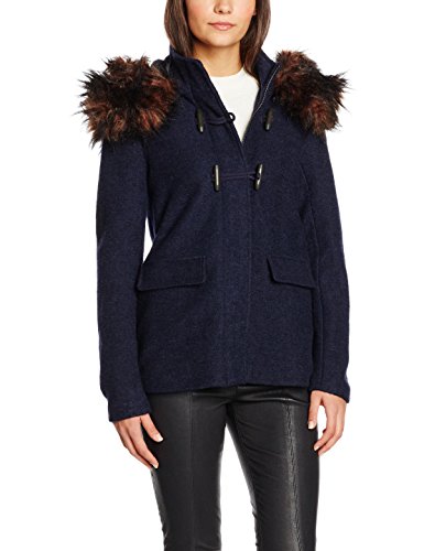 ONLY Damen Jacke Onlyatta Wool Jacket Otw, Blau (Night Sky), 38 (Herstellergröße: M)