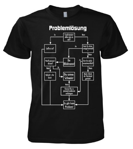 Fun Problemlösung Herren T-Shirt 3XL