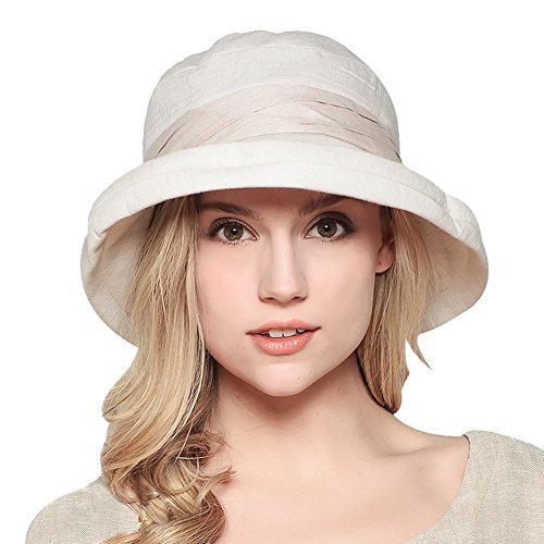 Damen Sommer Strand Hat Eimer Hut Fedorahüte großer Rand-Anti-UV Sonnenhut Faltbarer Sonnenhut