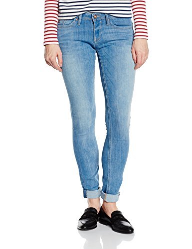 edc by ESPRIT Damen Skinny Jeans im Used-Look