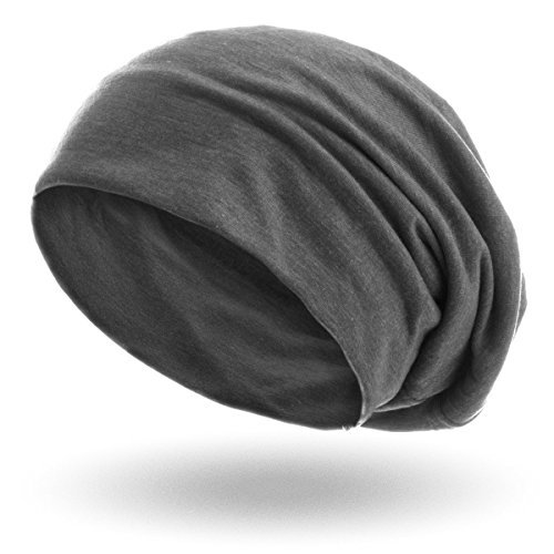 style3 Slouch Beanie aus atmungsaktivem, feinem und leichten Jersey Unisex Mütze