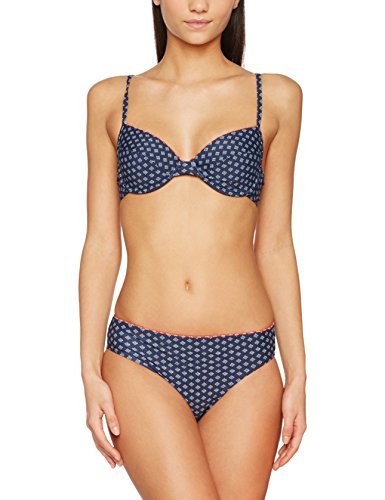 ESPRIT Bodywear Damen Bikinioberteil Orlando Beach Underwire, Blau (Navy 400), 38B (Herstellergröße: 38 B)