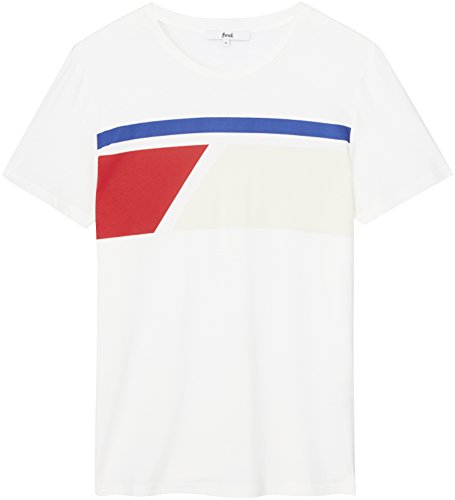 Amazon-Marke: find. T-Shirt Herren mit grafischem Design Colour Blocking