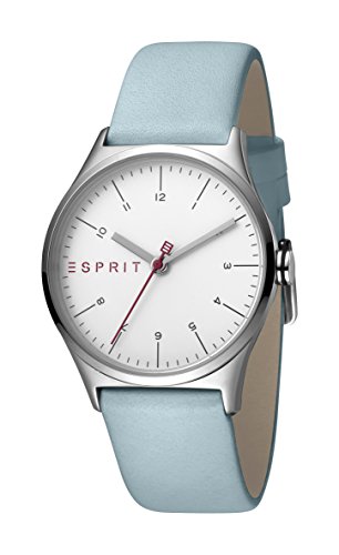 ESPRIT Damen Analog Quarz Uhr mit Leder Armband ES1L034L0015