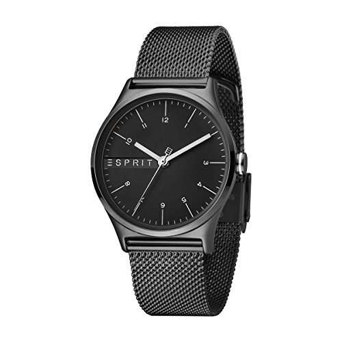 Esprit Damen Analog Quarz Uhr mit Edelstahl Armband ES1L034M0095