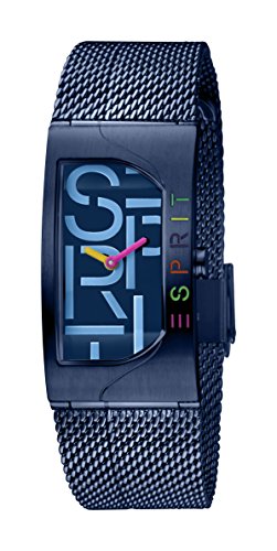 Esprit Damen Analog Quarz Uhr mit Edelstahl Armband ES1L046M0085