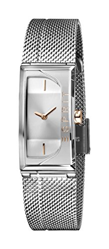 Esprit Damen Analog Quarz Uhr mit Edelstahl Armband ES1L015M0015