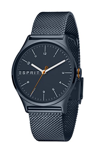 Esprit Damen Analog Quarz Uhr mit Edelstahl Armband ES1L034M0105