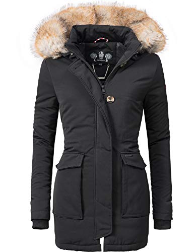 Navahoo Damen Winter-Jacke Winter-Mantel Schneeengel (vegan hergestellt) XS-XXL
