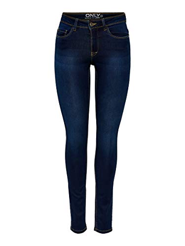 ONLY Damen Jeans Ultimate King 15077791 Dark Blue Denim S/30