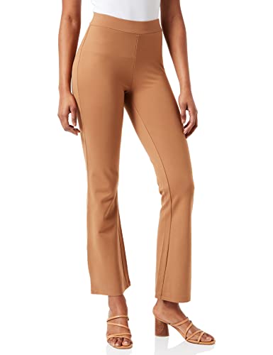 ONLY JdY Damen JDYPRETTY Flare Pant JRS NOOS Hose, Toasted Coconut, S/32