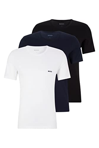 BOSS Herren R-Neck T-Shirt, 3er Pack Classic, Assorted 984, L
