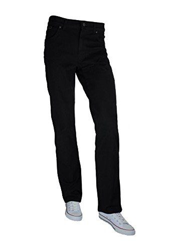 Wrangler Herren Texas Tonal Straight Jeans, Black, 31W / 32L