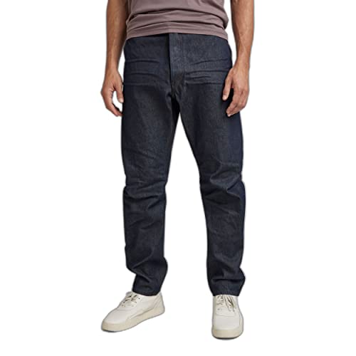 G-STAR RAW Herren Grip 3D Relaxed Tapered Jeans, Blue (3d raw denim C967-1241), 33W / 34L