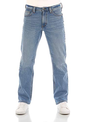 MUSTANG Herren Jeans Big Sur Regular Fit Jeanshose Hose Denim Stretch Baumwolle Schwarz Blau Denim Black Denim Blue w30-w40 (36W / 36L, Denim Blue (5000-202))