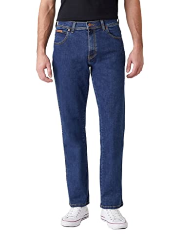Wrangler Texas Herren Jeans, Blau (DARKSTONE, Mild blue), 42W / 30L