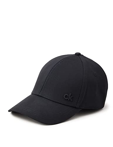 Calvin Klein Damen CK Baseball Cap mit Logo, Schwarz, Onesize
