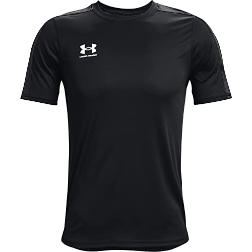 Under Armour Challenger Training Top, schnelltrocknendes Sport Shirt, komfortables Herren T-shirt Herren, Black / White , XL