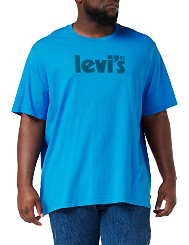 Levi's Herren Ss Relaxed Fit Tee T-Shirt Cloisonne Poster (Blau) XL